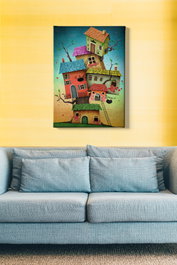 Wallity Kanvas Tablo (50 x 70) - 181 Multicolor
